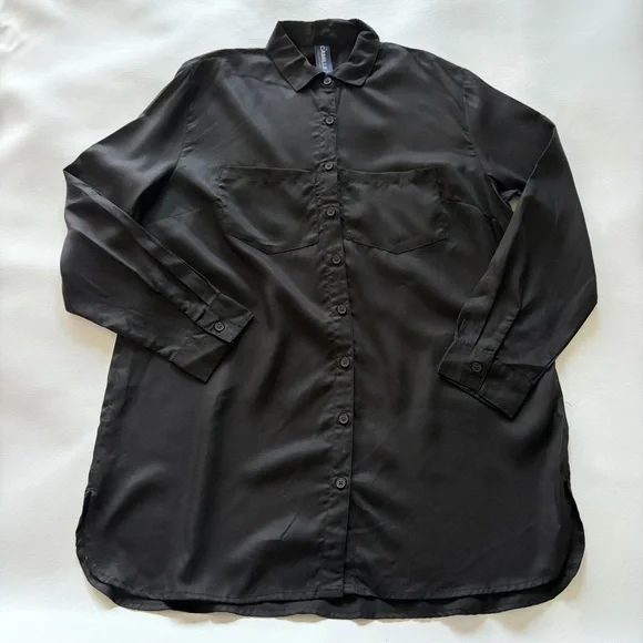 Swimsuits for All Wmn’s M Camille Kostek The‎ Perfect Shirt Cover Up Swim Beach - Picture 3 of 11